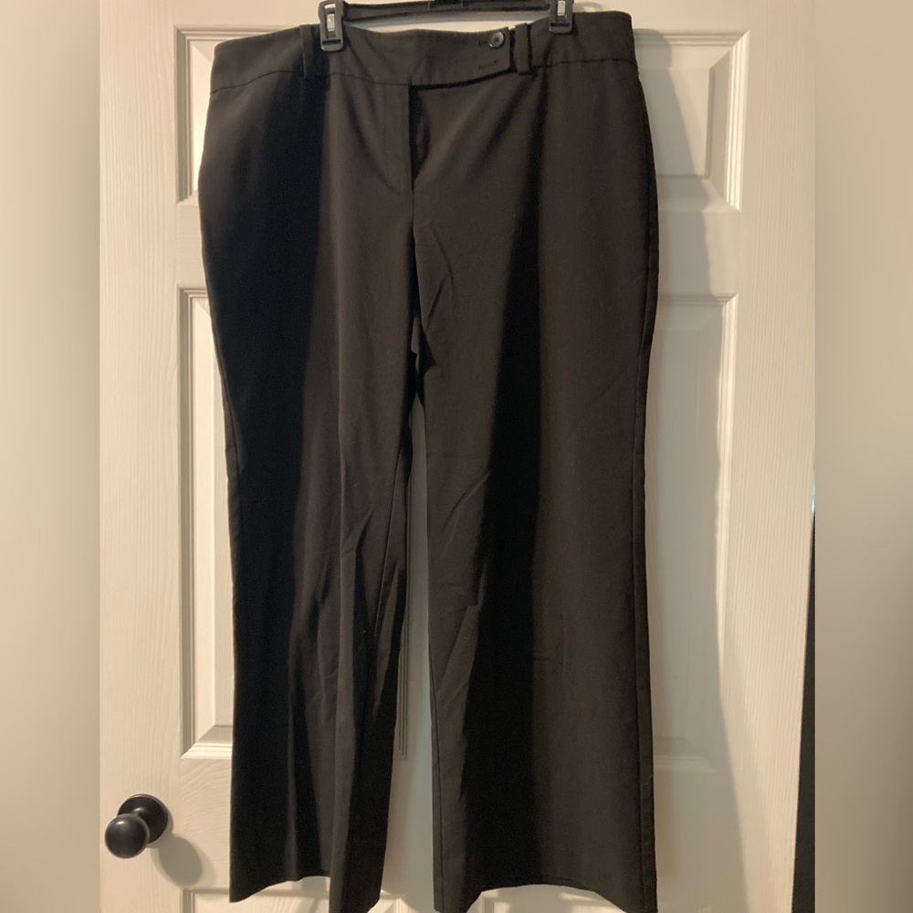 Elegant Ann Taylor Black Trousers Sz 18